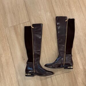 Michael Kors Chocolate Over the Knee Boots